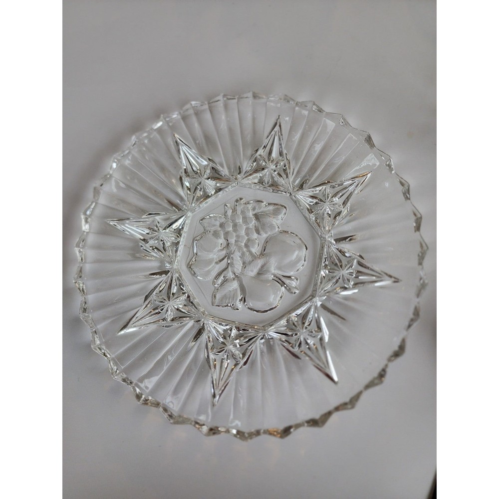 Vintage Federal Glass Pioneer Clear Salad Plate